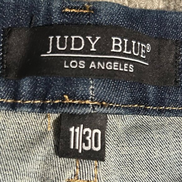 Judy Blue Los Angeles Slim Boot Pull-on Jeans Women's Size 11/30 - Picture 10 of 11